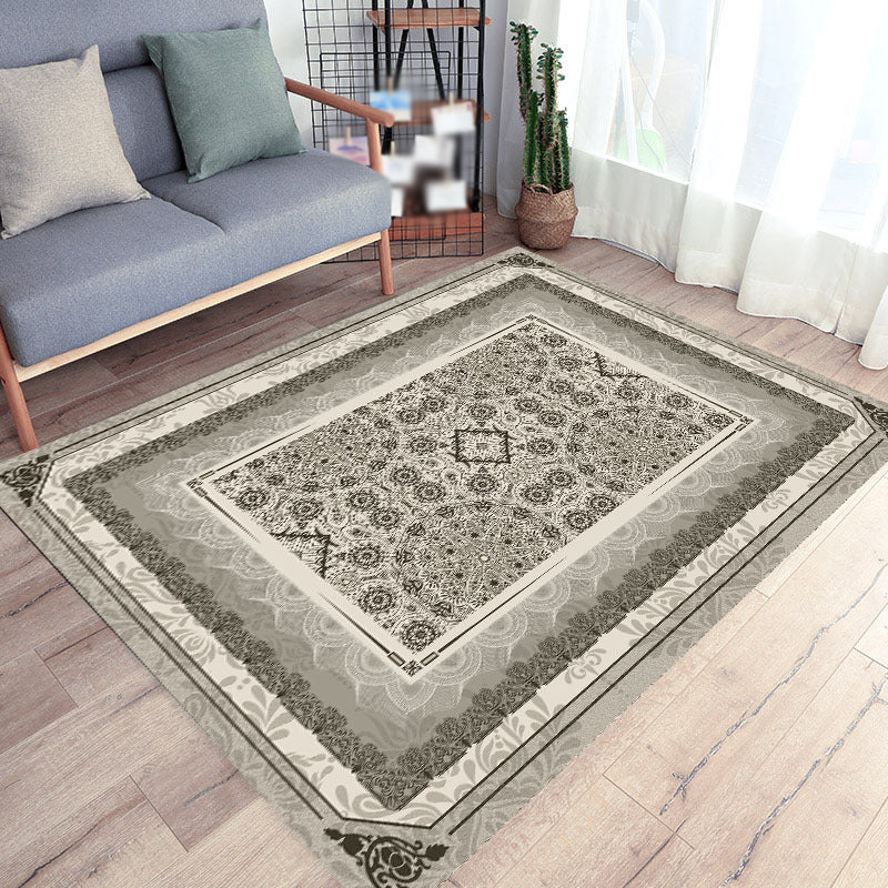 Nostalgie Tribal Pattern Area Tapis Polyester Carpet Pet Friendly Indoor tapis pour décoration de maison