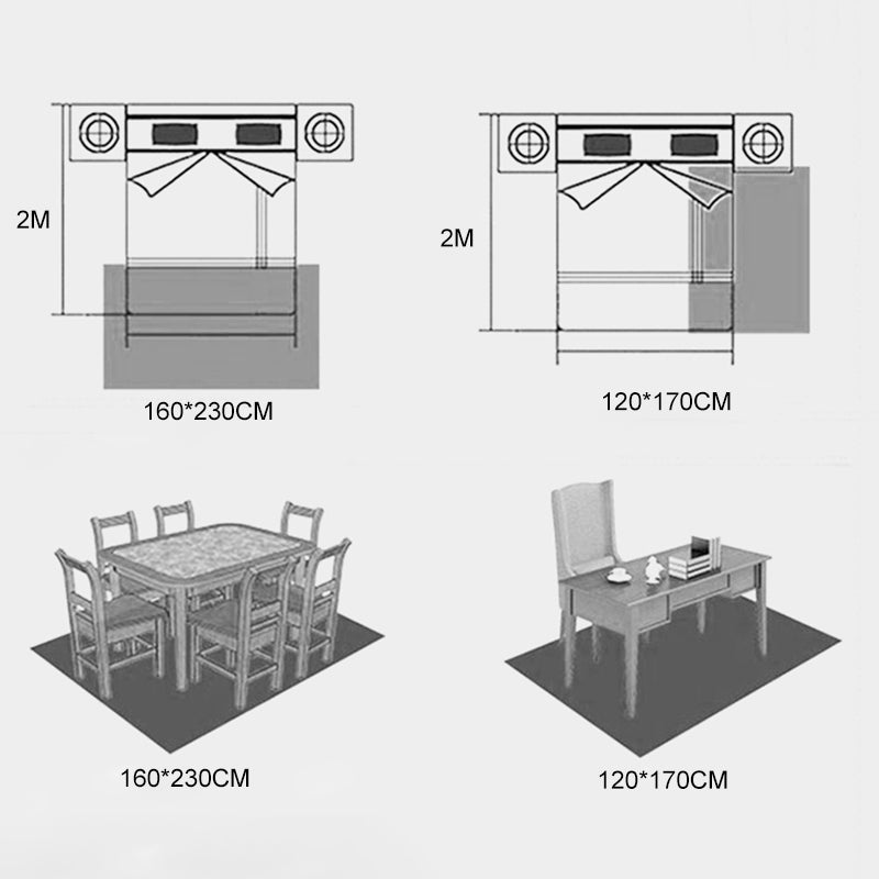 Minimalistischer Innenteppich Geometrie Muster Teppich Kuhlattenfärbung widerstandsfähiger Teppich für Wohnzimmer