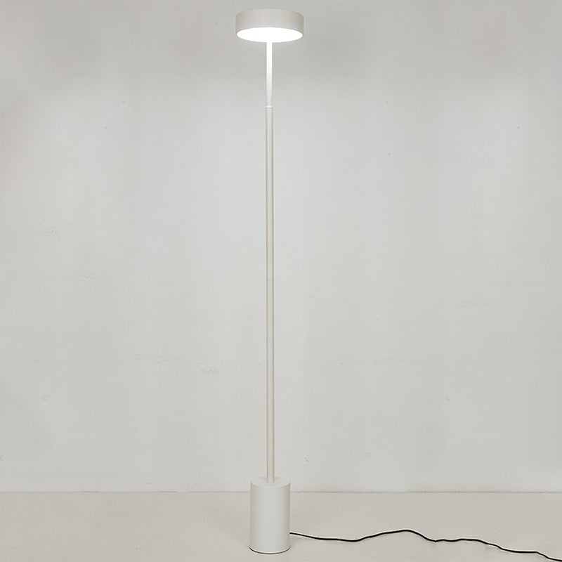 Minimalist Round Floor Lighting Acrylic Living Room LED Floor Standing Lamp