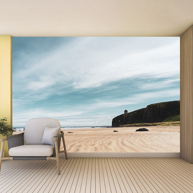 Tropical Sea Mural Wallpaper for Gallery and Living Room, Made to Measure