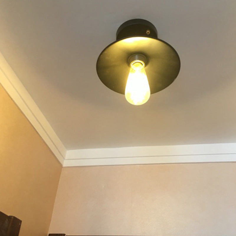 Black Cone Shade Single Plafond Lampe de plafond Industrie