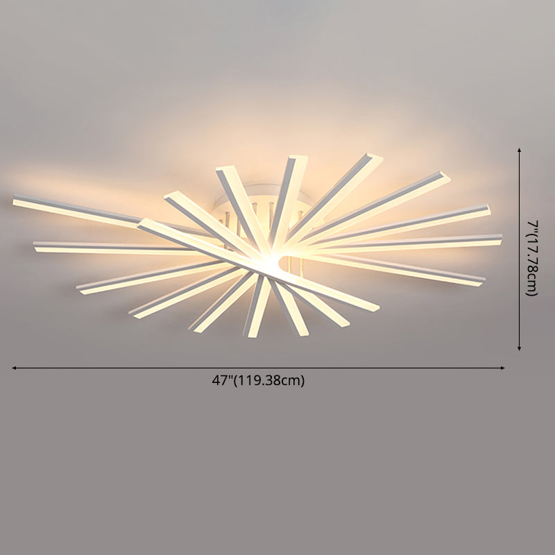 Montar lámparas de montaje de metal moderna Monte de altura LED para sala de estar