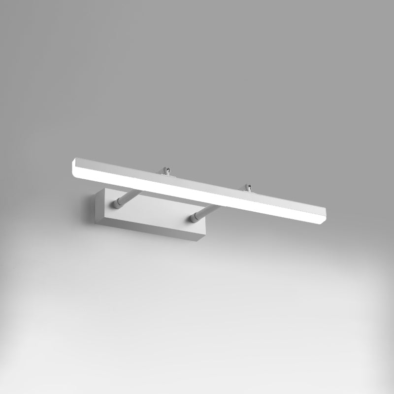 Lámpara de pared extensible de hierro lacado con LED lineal moderno con tono acrílico