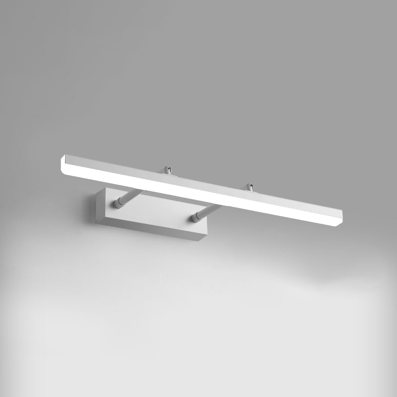 Lámpara de pared extensible de hierro lacado con LED lineal moderno con tono acrílico