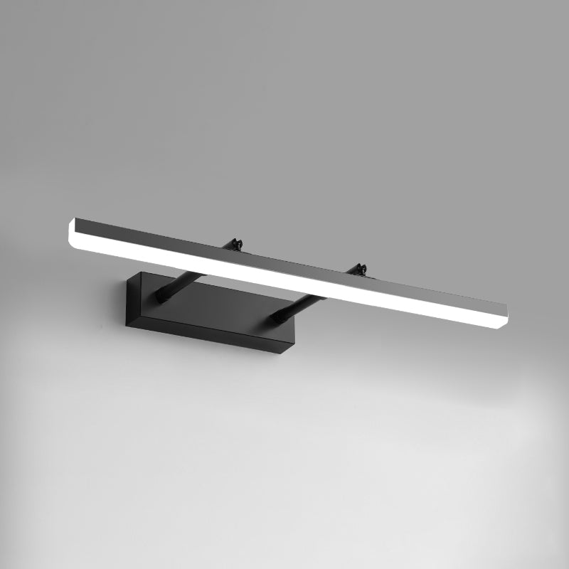 Lámpara de pared extensible de hierro lacado con LED lineal moderno con tono acrílico