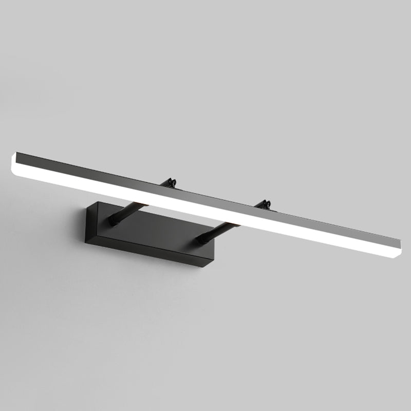 Lámpara de pared extensible de hierro lacado con LED lineal moderno con tono acrílico