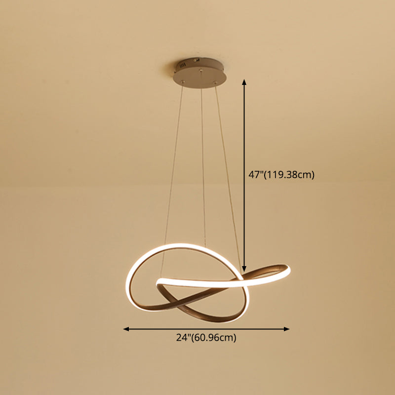 2 couleurs en option en option lampe en métal à torsion en métal Simplicité LED LED LEDIER LED POUR OFFICE