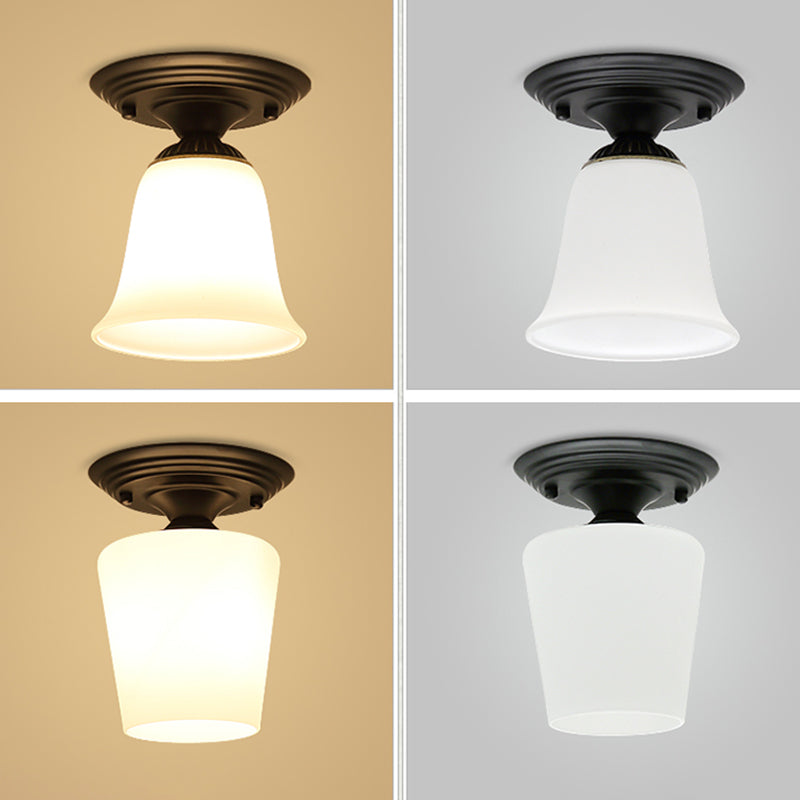 Witglas spoelbevel Traditionele stijl PLIFILY LIMMTER met 1 licht met 1 licht