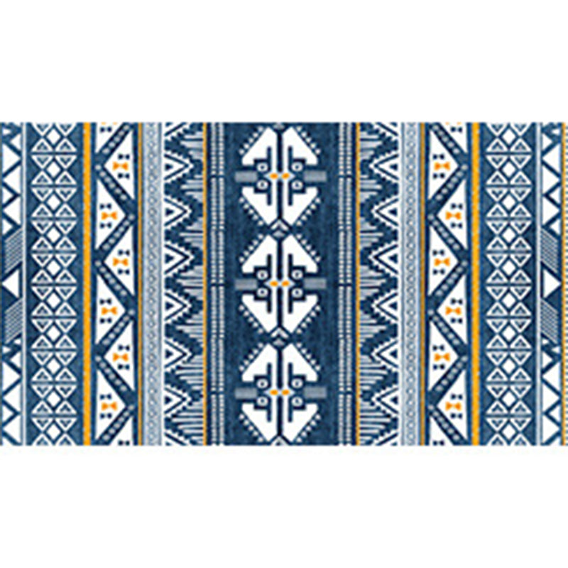 Tapis éclectique du sud-ouest tapis tribal totem en polyester tapis de support antidérapant pour décoration intérieure