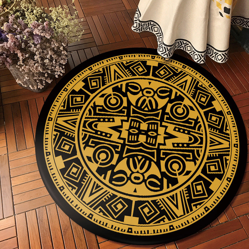 Alfombra creativa de clasicismo tribal colorido alfombra antideslizante de alfombra del suroeste para decoración del hogar