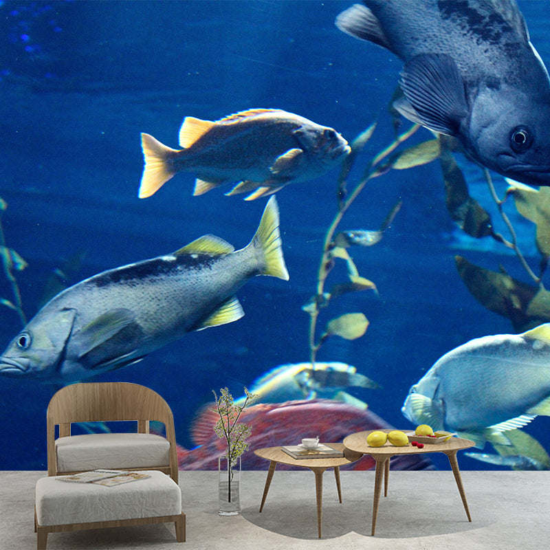 Tropical Seabed Mural Full Size Wall Decoration for Living Room, Waterproof
