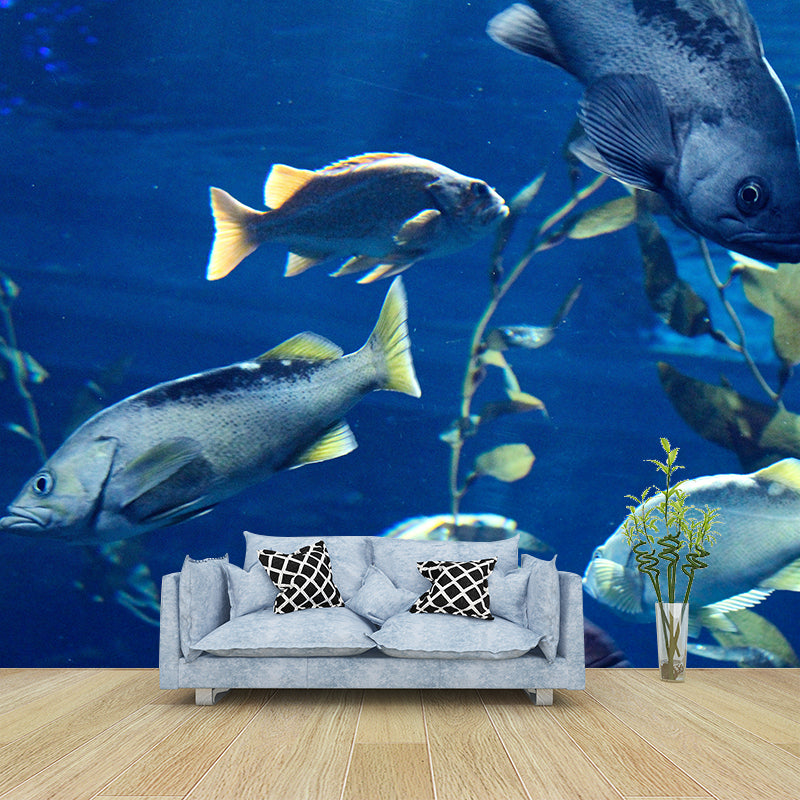 Tropical Seabed Mural Full Size Wall Decoration for Living Room, Waterproof