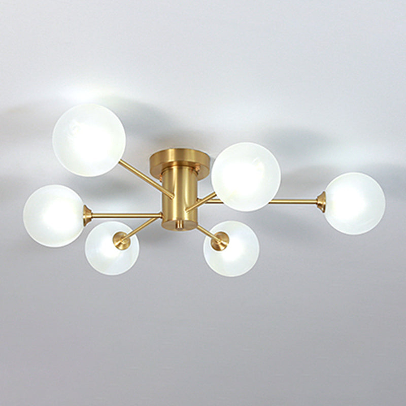 Moderne Semi Flush Mount Deckenleuchten für Wohnzimmer Esszimmer