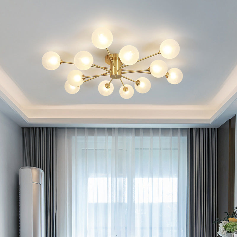 Moderne Semi Flush Mount Deckenleuchten für Wohnzimmer Esszimmer