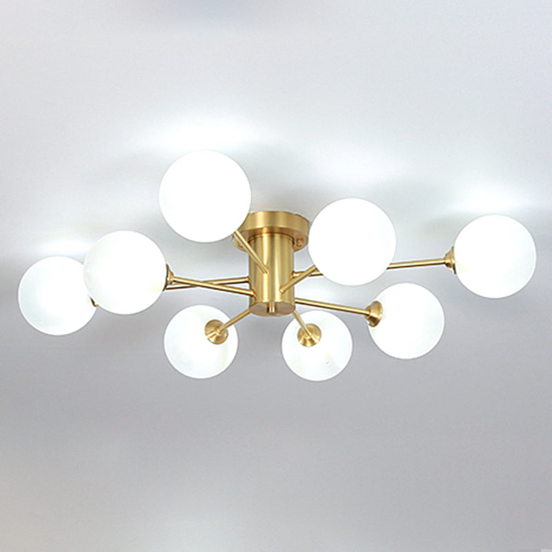 Modern Semi Flush Mount Ceiling Light Fixtures for Living Room Dining Room