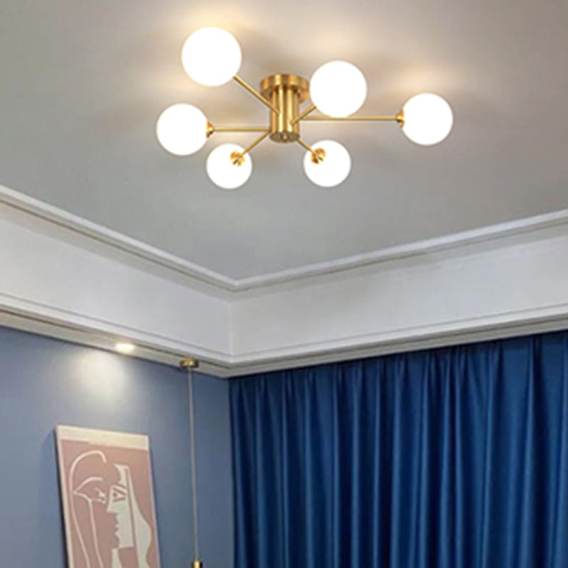 Luminaires de plafond semi-rinces modernes pour salle à manger du salon