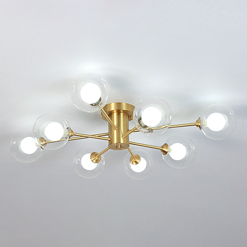 Moderne Semi Flush Mount Deckenleuchten für Wohnzimmer Esszimmer