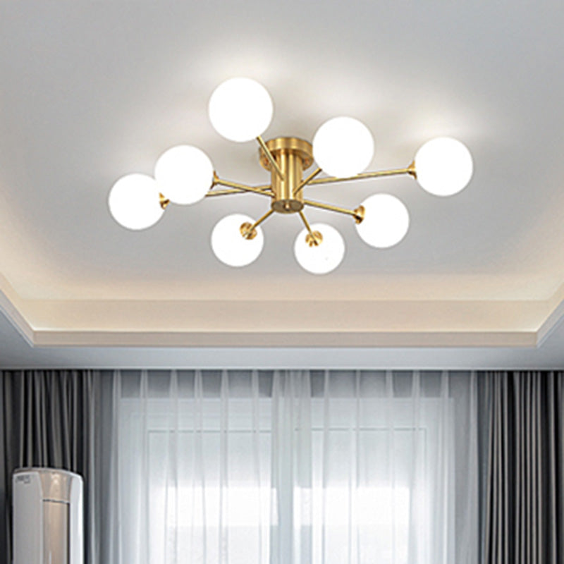 Moderne Semi Flush Mount Deckenleuchten für Wohnzimmer Esszimmer