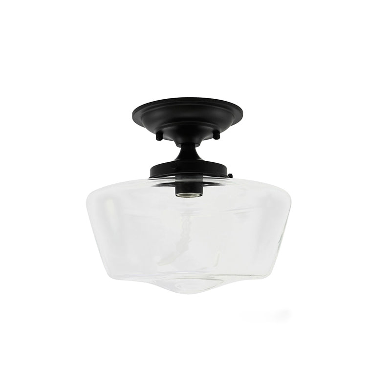 Hallway Glass Flush Mount Light Fixture Traditional Flush Light Fixture