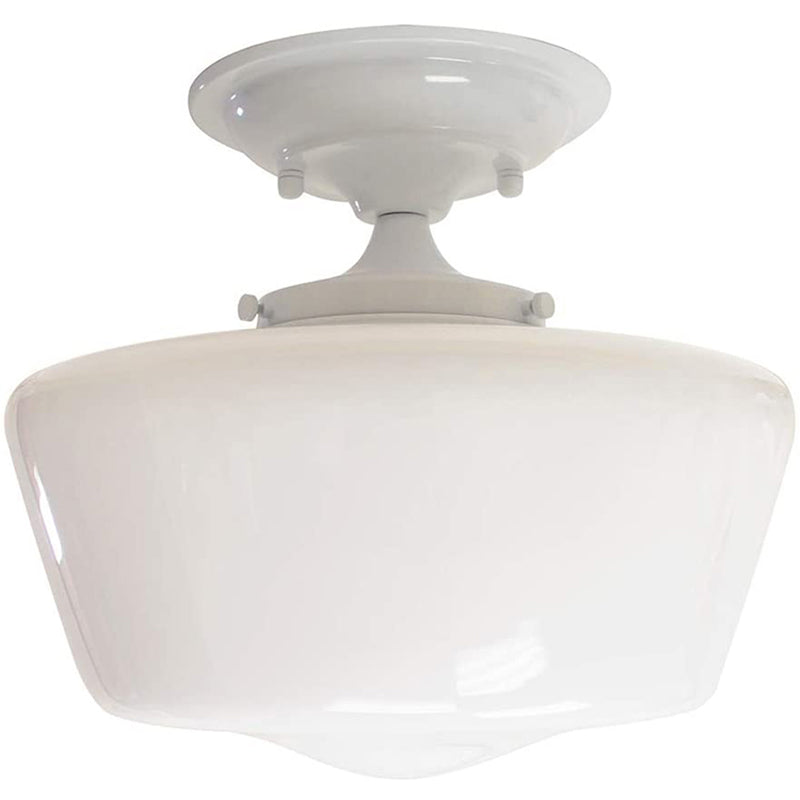 Hallway Glass Flush Mount Light Fixture Traditional Flush Light Fixture