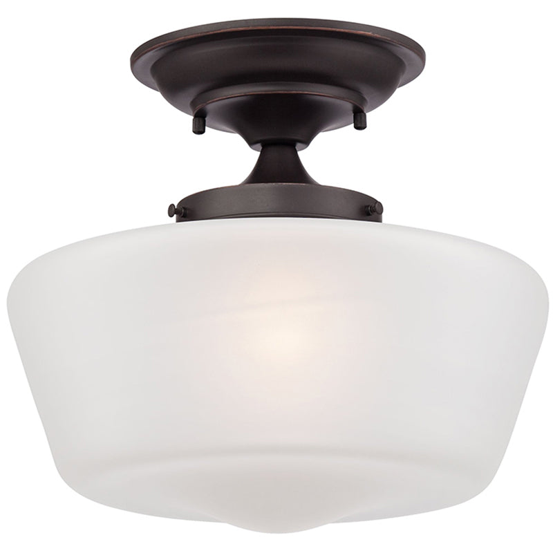 Flurglas Flush Mount Leuchte Traditionelle Flush -Leuchte