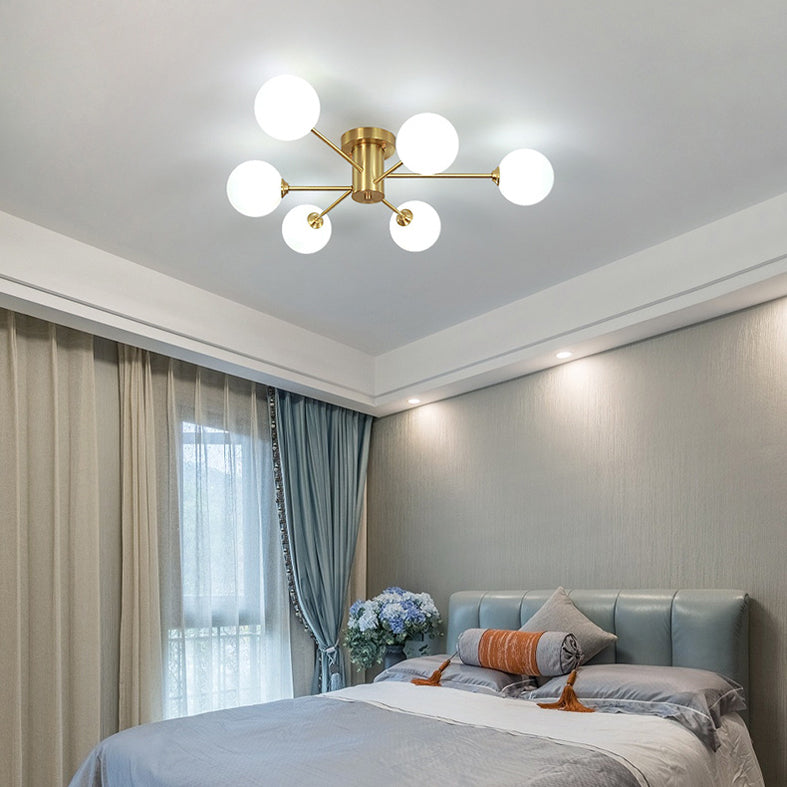 Moderne Semi Flush Mount Deckenleuchten für Wohnzimmer Esszimmer