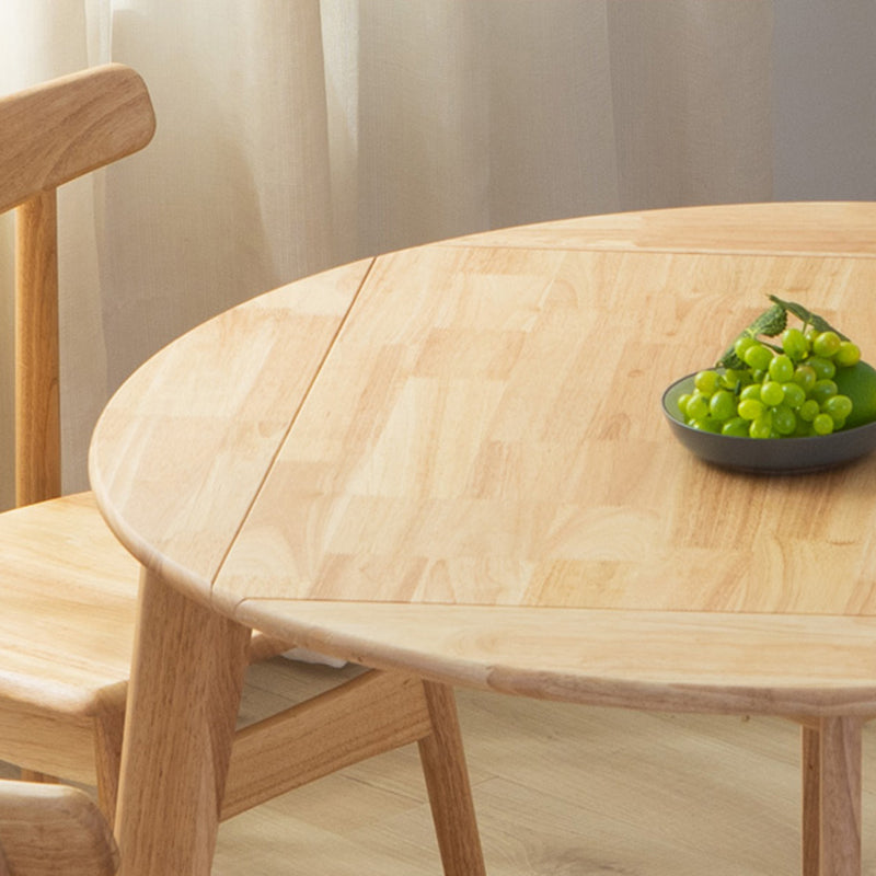 Modern Wood Verstelbare keuken Dinerset 4 -been Basetafel met vouwblad