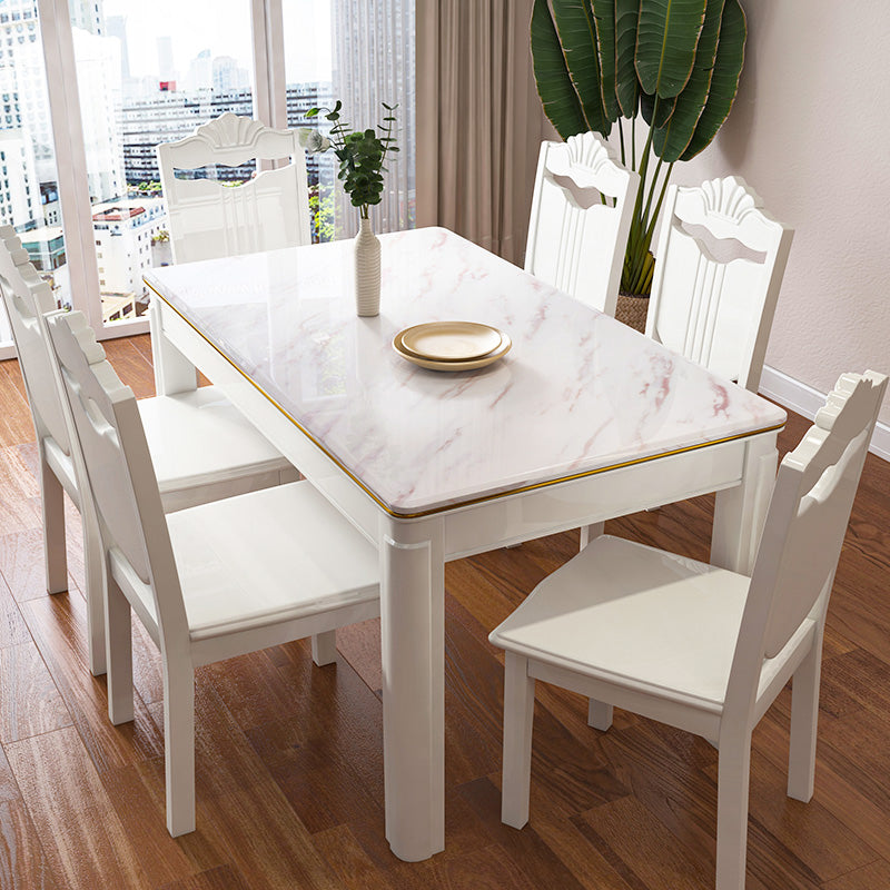 Modern Fixed Dining¬ † Room¬ † Table¬ † Set marmer top eetkamer meubels voor restaurant