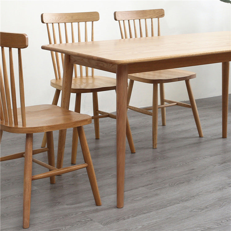 Kitchen Modern Solid Wood Dining Table of Standard Height with Formal Dining Room Sets