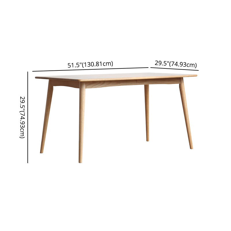 Küche moderne Massivholz Esstisch mit Standardhöhe mit formellen Esszimmersets