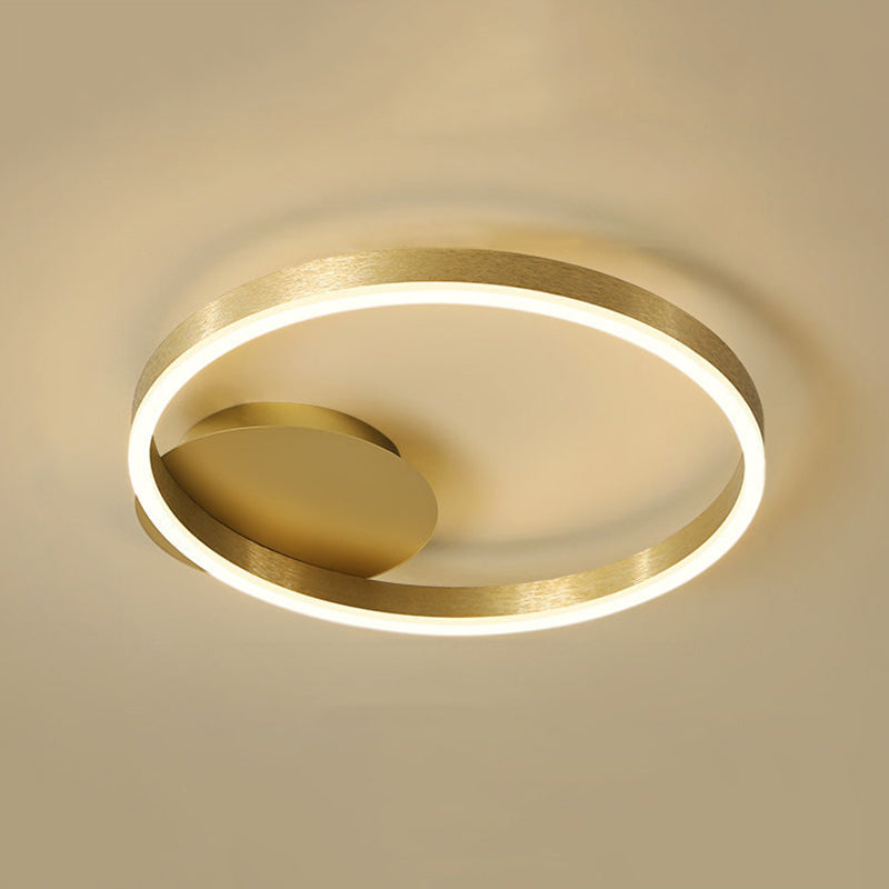 Creative Nordic Simple Semi Flush Mount Techo Luz de luz para sala de estar