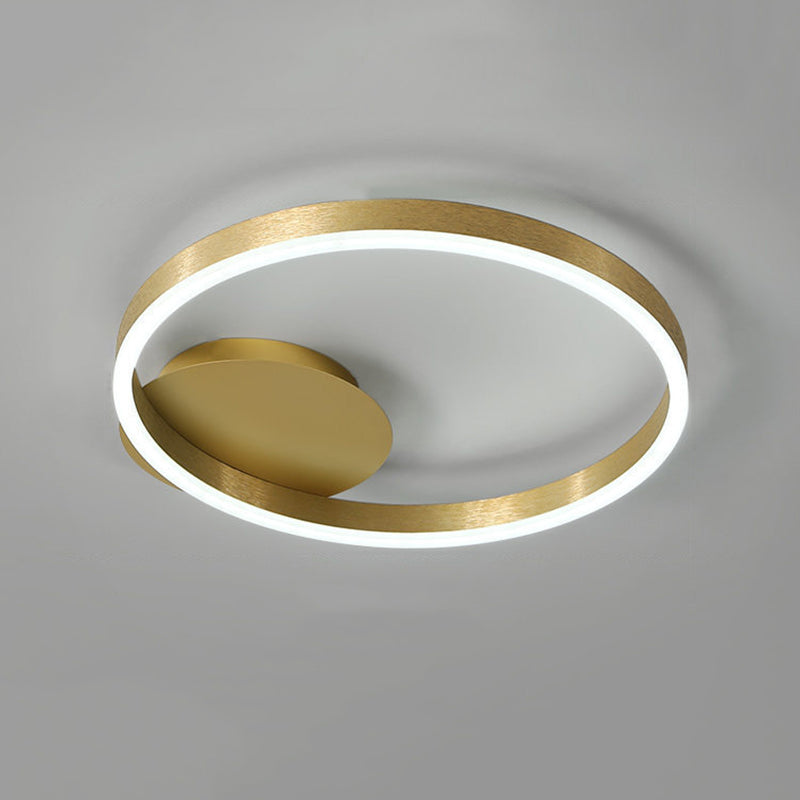 Creative Nordic Simple Semi Flush Mount Techo Luz de luz para sala de estar