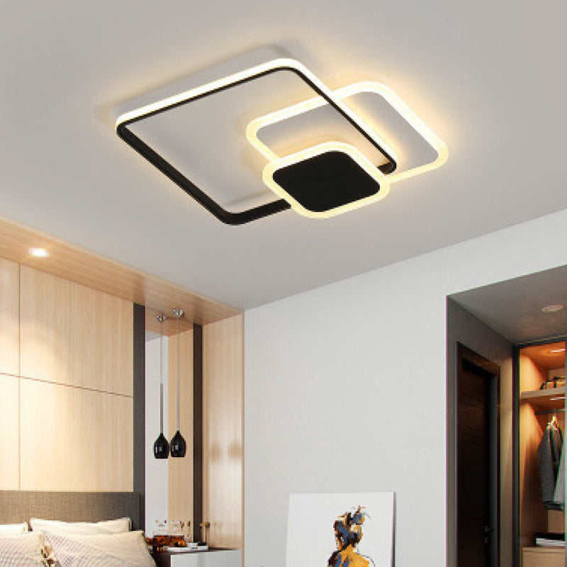 Modern Creative Creative Simple Flush Mount Affermazione Luce per soggiorno ristorante