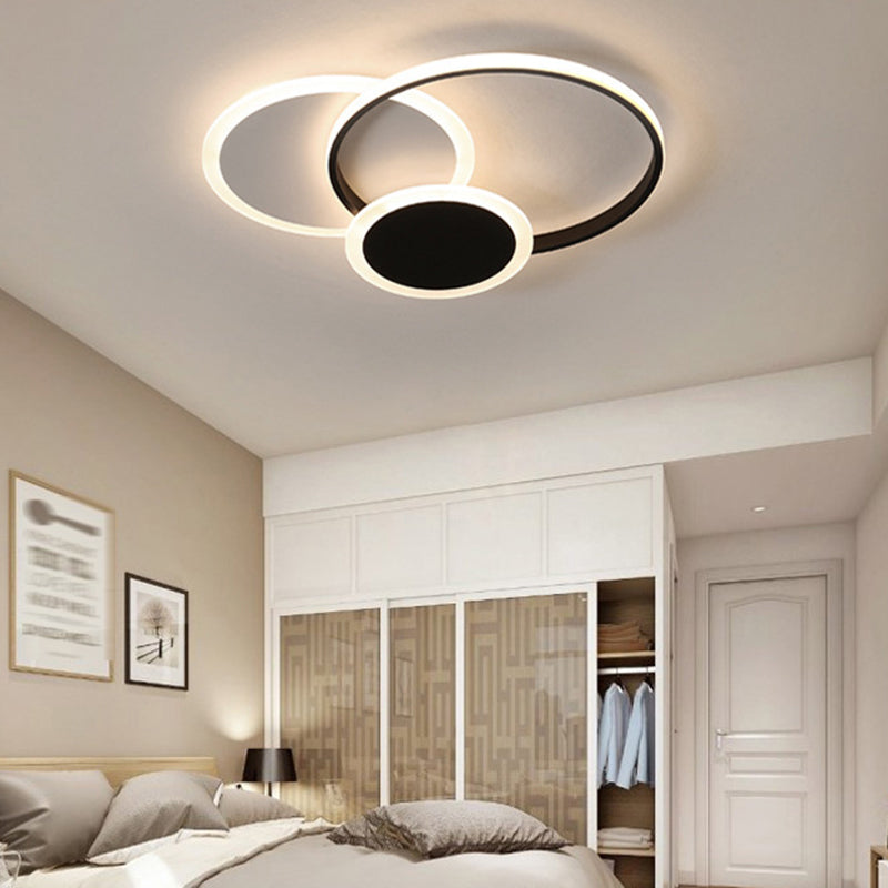 Modern Creative Creative Simple Flush Mount Affermazione Luce per soggiorno ristorante