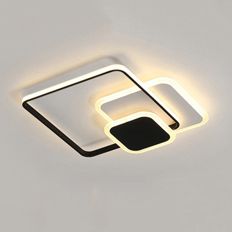 Modern Creative Creative Simple Flush Mount Affermazione Luce per soggiorno ristorante