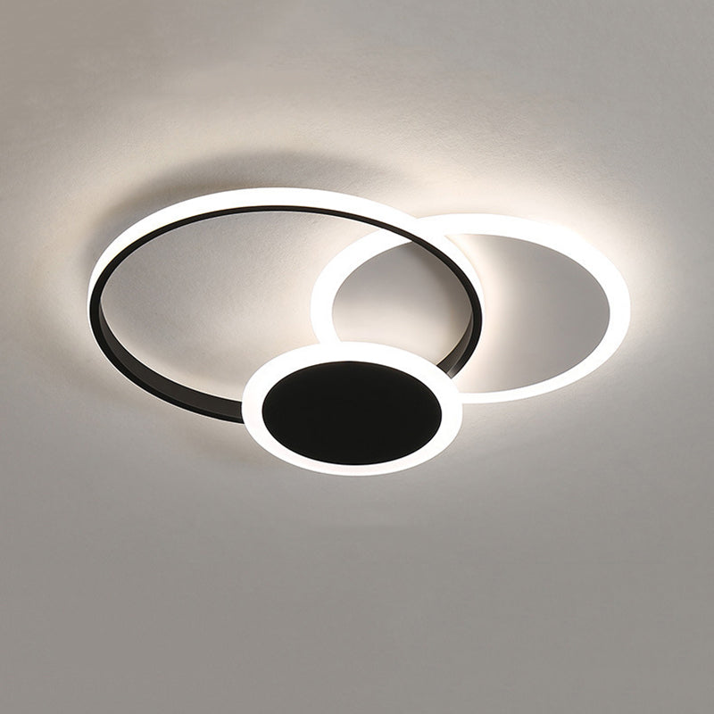 Modern Creative Creative Simple Flush Mount Affermazione Luce per soggiorno ristorante