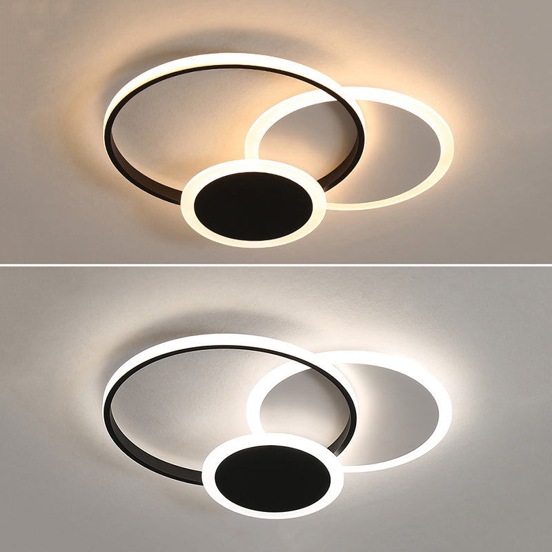 Modern Creative Simple Flush Mount Ceiling Light for Living Room Restaurant