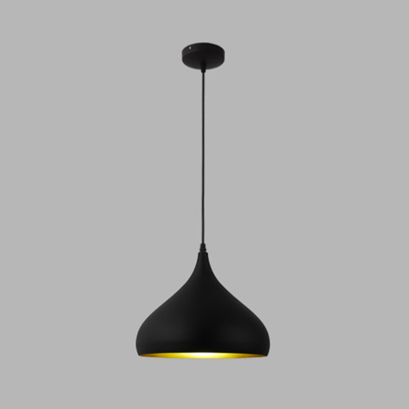 Metall Hanging Light Kit Industrial Black Shaded Restaurant Hängende Leuchte