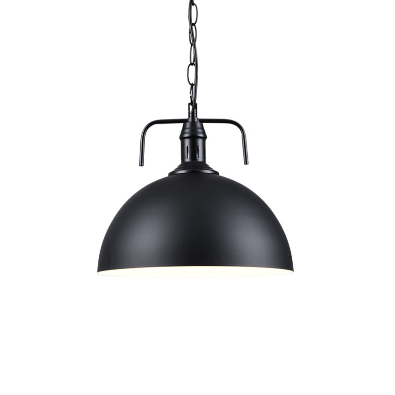 Metal Pendant Lighting Industrial-Style Black Shaded Restaurant Hanging Ceiling Light