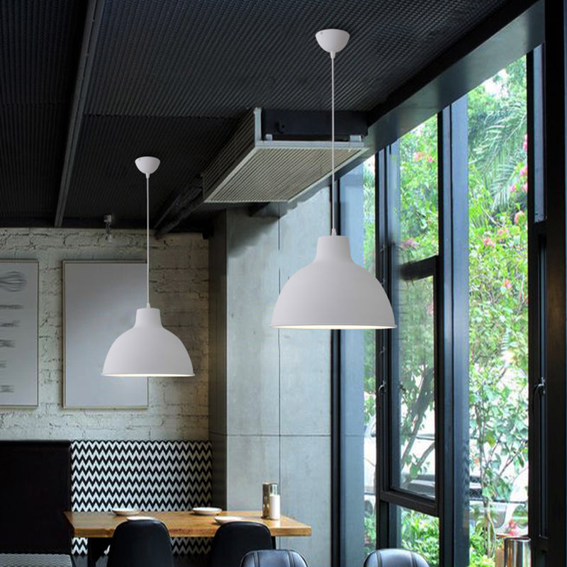 Shaded Metal Pendant Light Fixture Industrial Restaurant Commercial Pendant Lighting