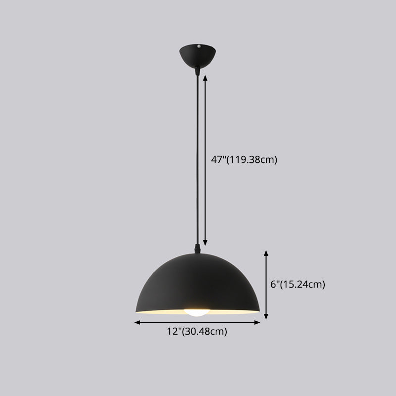 Shaded Metal Pendant Light Fixture Industrial Restaurant Commercial Pendant Lighting