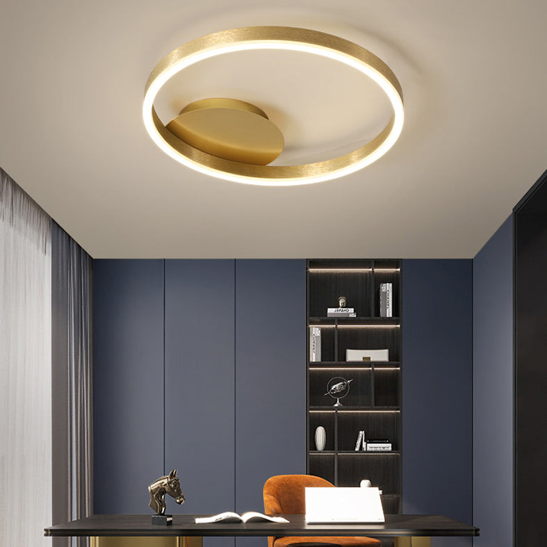 Creative Nordic Simple Semi Flush Mount Techo Luz de luz para sala de estar