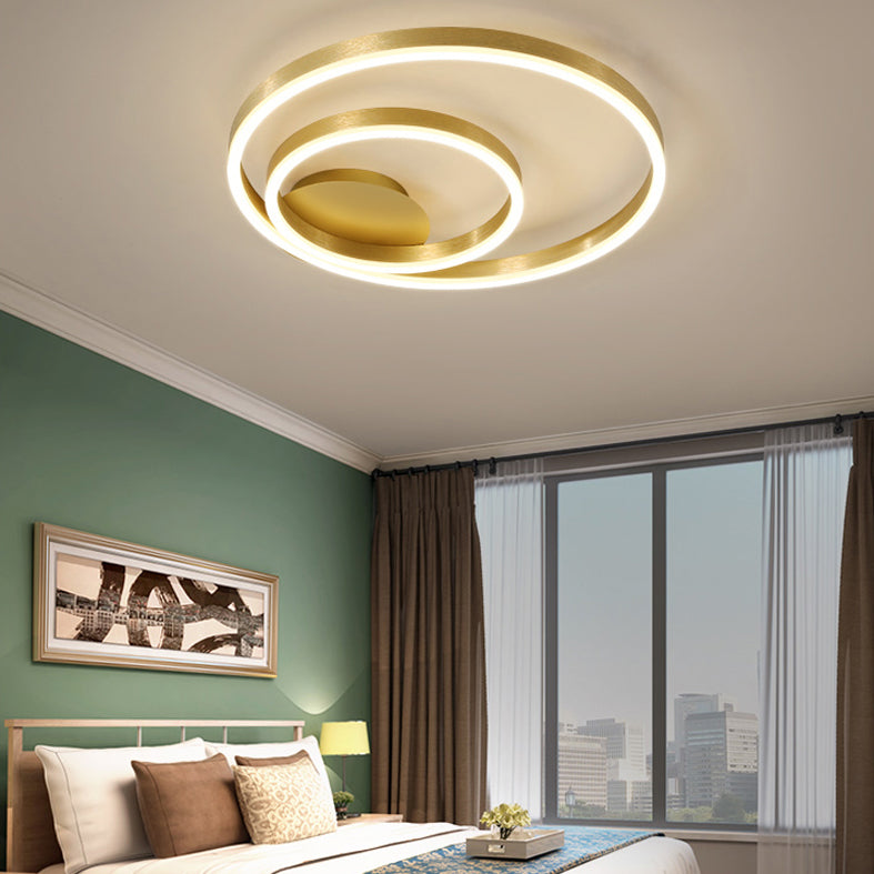 Creative Nordic Simple Semi Flush Mount Ceiling Light Fixture for Living Room