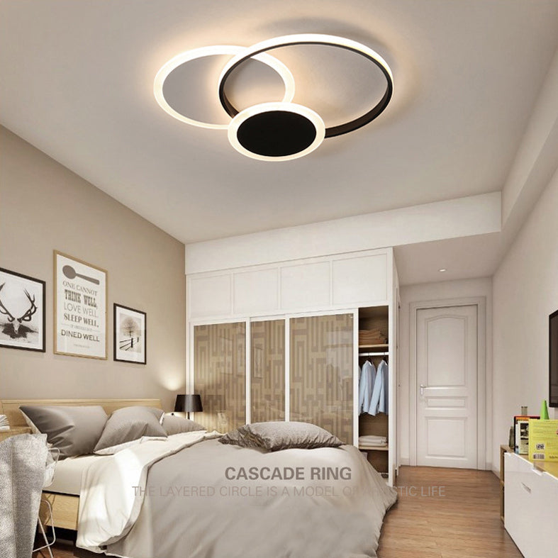 Modern Creative Simple Flush Mount Ceiling Light for Living Room Restaurant