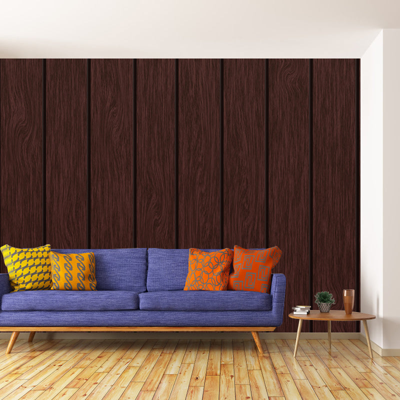 Wood Texture Mural Wall Decals Home Decoration Living Room Wall Decor in Light Color