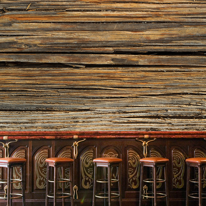 Customized Vintage Old Wood Mural Photography Wallpaper Bathroom Wall Decor