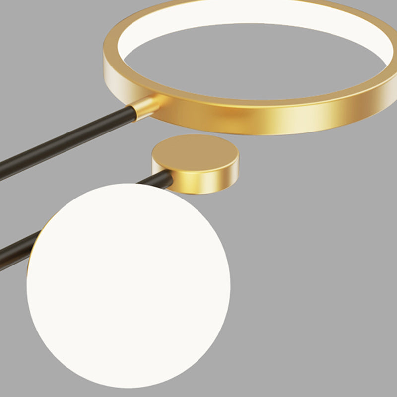 Metalen minimalisme spoeling mount lamp sputnik spoelplafondlicht voor woonkamer