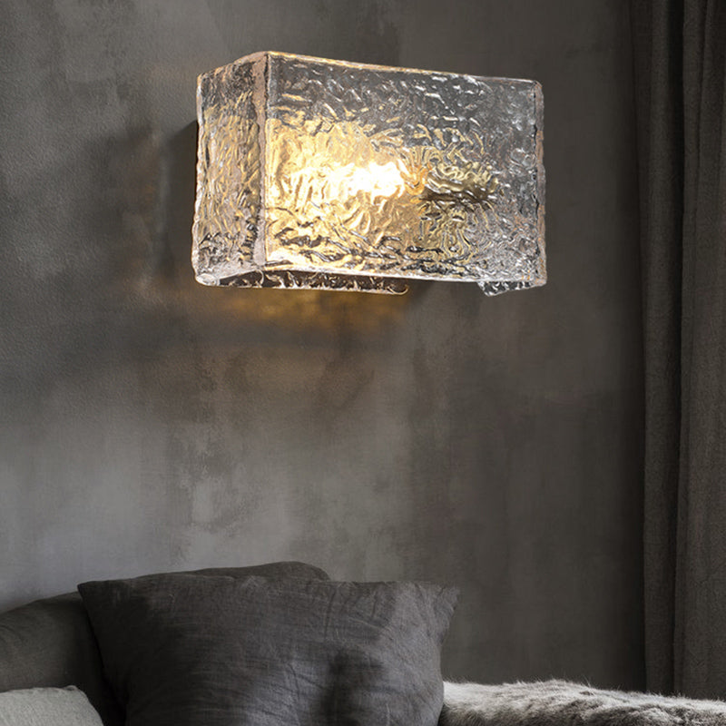 1-licht eigentijdse SCONCE-verlichtingsarmaturen Glazen wandlamp SCONCE VOOR SLAAPKAMER