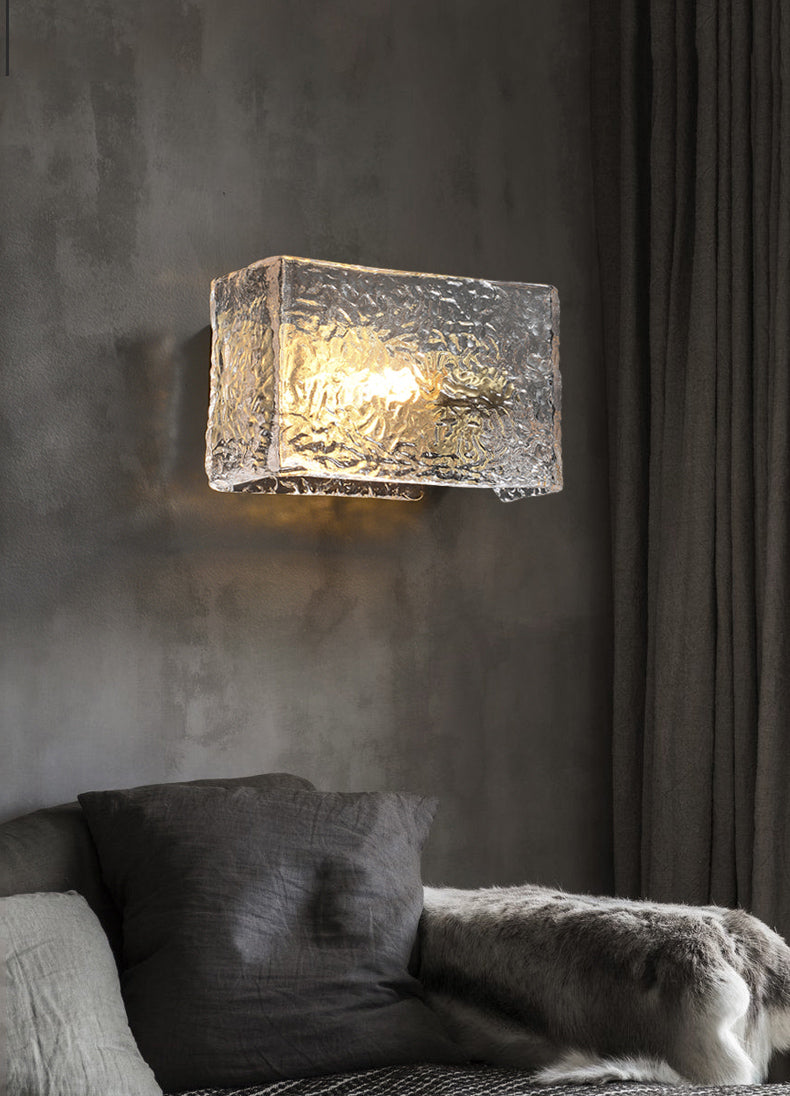 1-licht eigentijdse SCONCE-verlichtingsarmaturen Glazen wandlamp SCONCE VOOR SLAAPKAMER