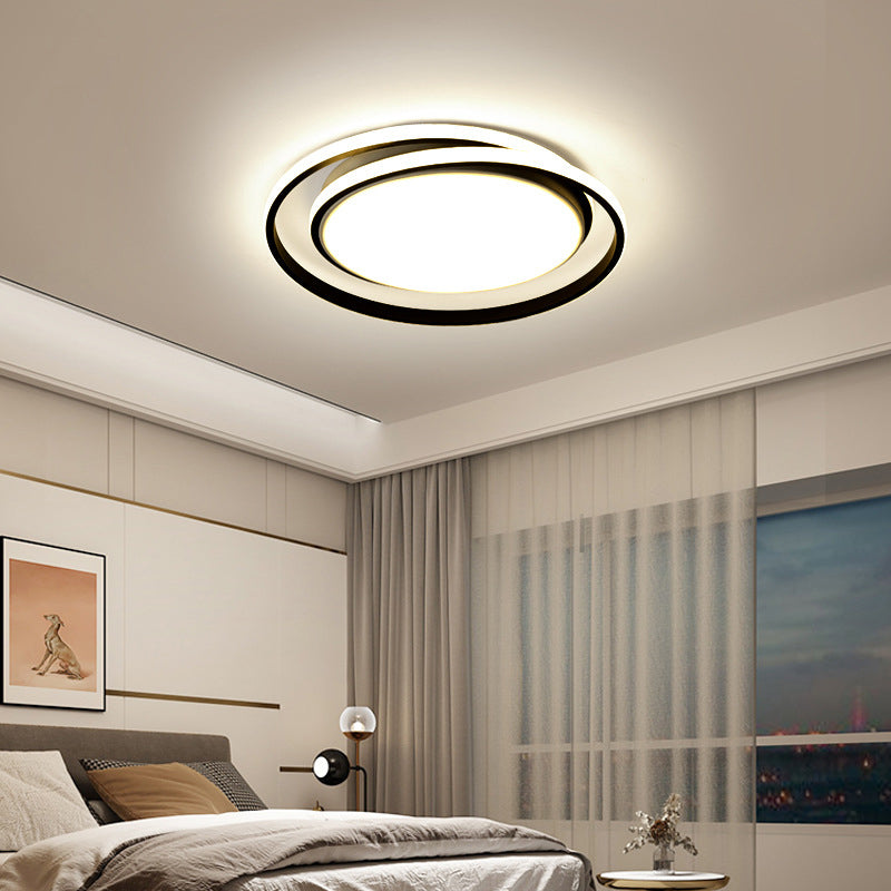 Modern Style Twisted Line Flush Mount Lighting for Living Room Bedroom